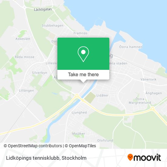 Lidköpings tennisklubb map