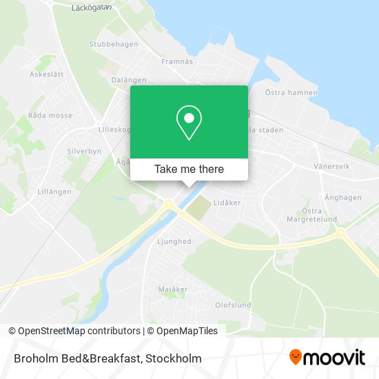 Broholm Bed&Breakfast map