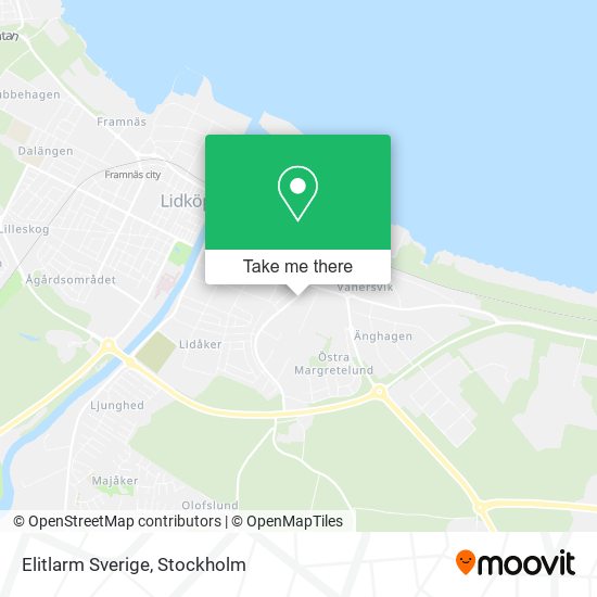 Elitlarm Sverige map