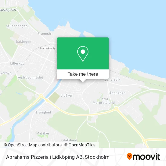 Abrahams Pizzeria i Lidköping AB map