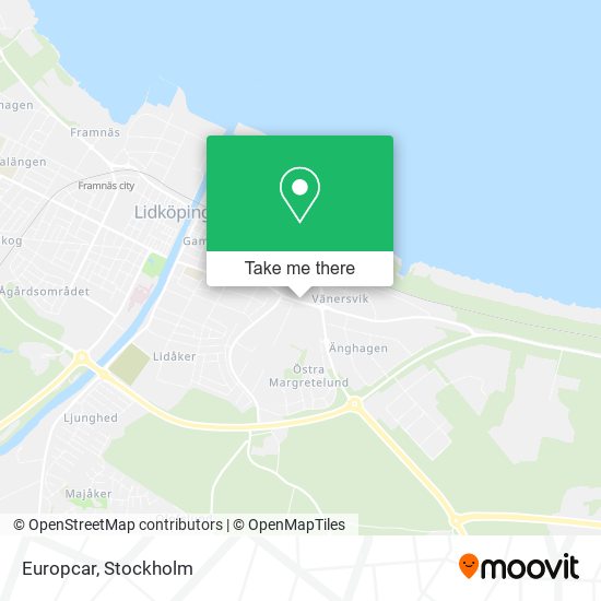 Europcar map