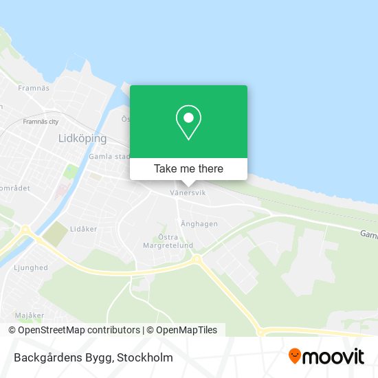Backgårdens Bygg map