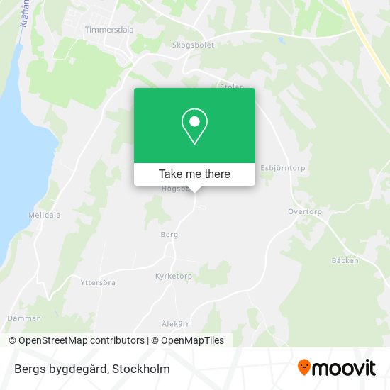 Bergs bygdegård map