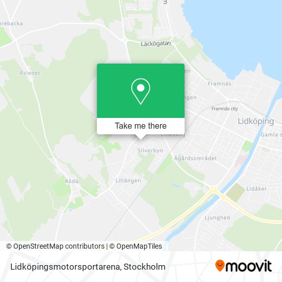 Lidköpingsmotorsportarena map