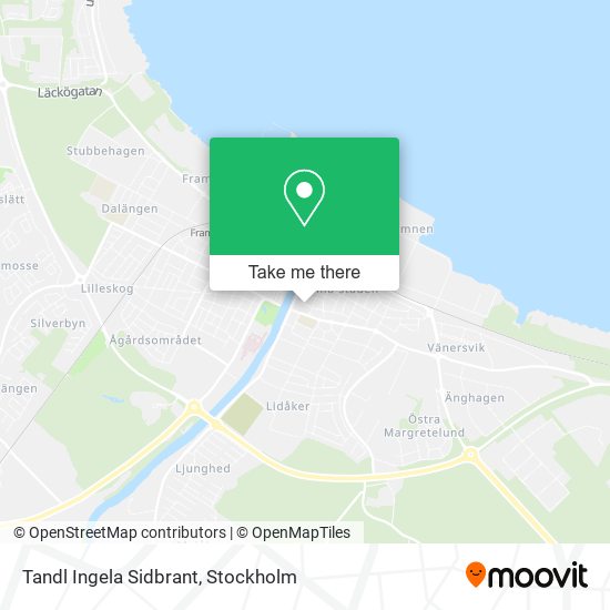 Tandl Ingela Sidbrant map