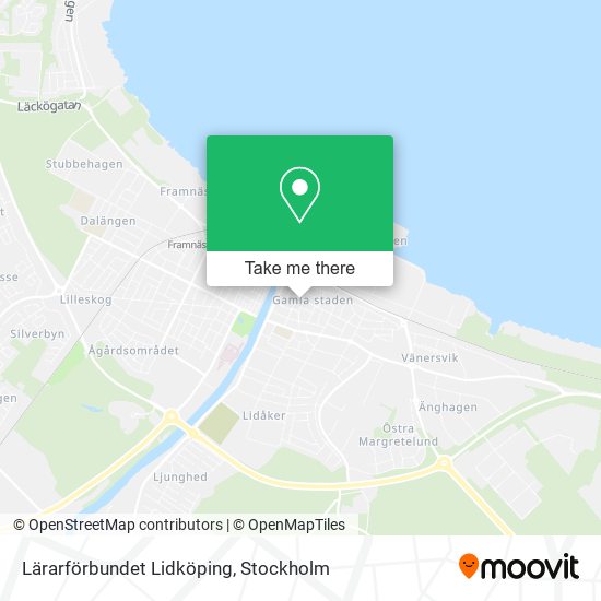 Lärarförbundet Lidköping map