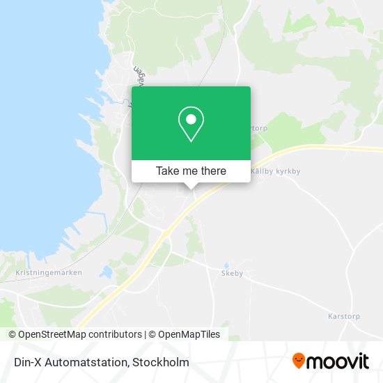 Din-X Automatstation map