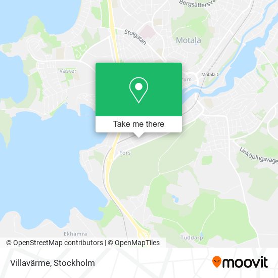 Villavärme map