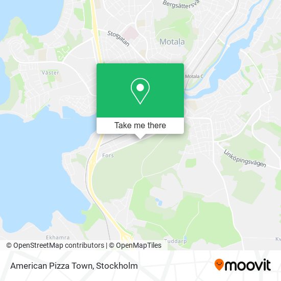 American Pizza Town map