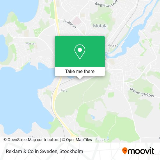 Reklam & Co in Sweden map