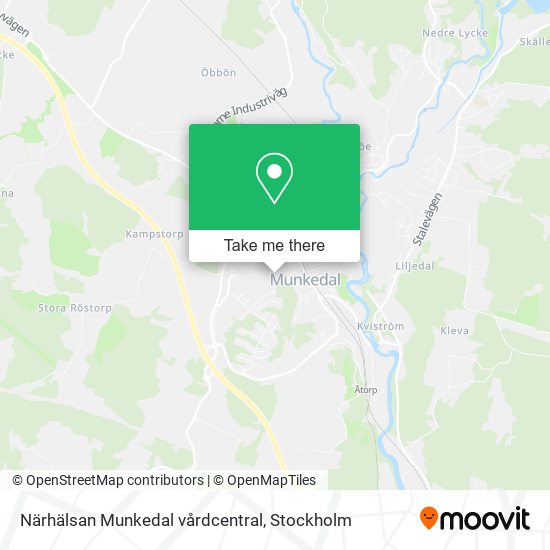 Närhälsan Munkedal vårdcentral map