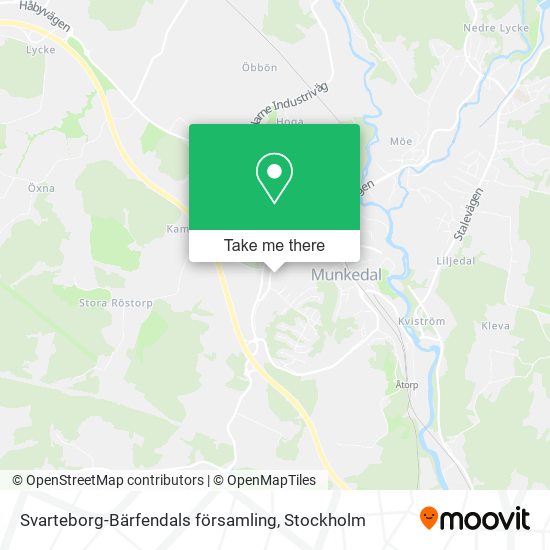 Svarteborg-Bärfendals församling map