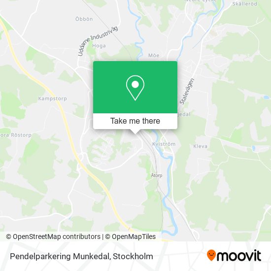 Pendelparkering Munkedal map