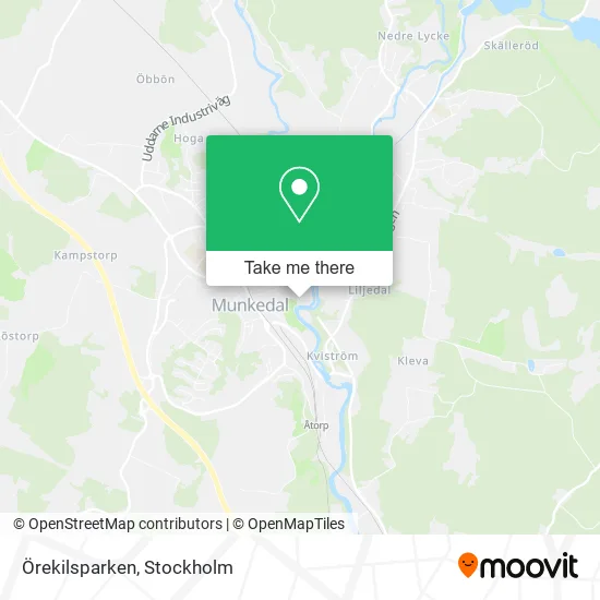 Örekilsparken map