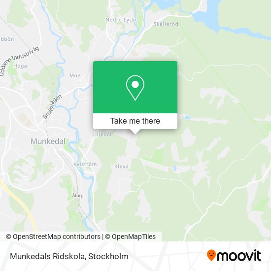 Munkedals Ridskola map