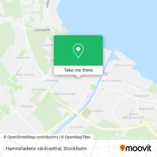 Hamnstadens vårdcentral map