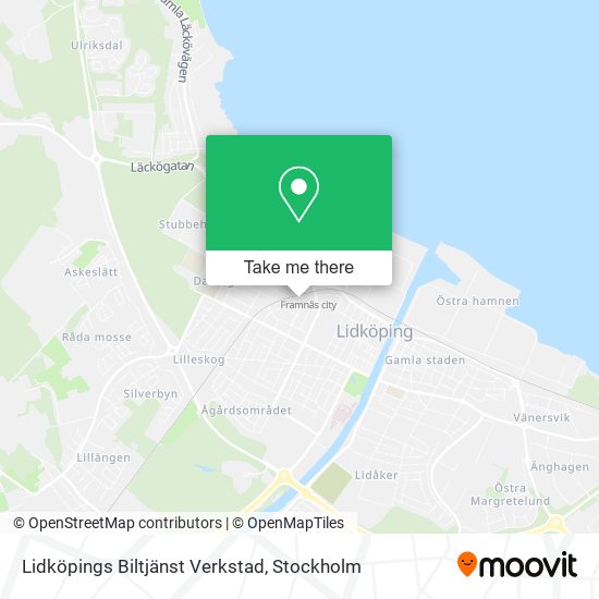 Lidköpings Biltjänst Verkstad map