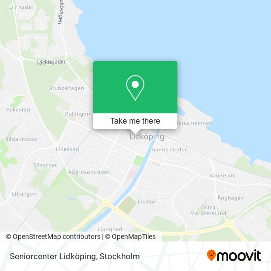 Seniorcenter Lidköping map