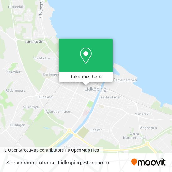 Socialdemokraterna i Lidköping map