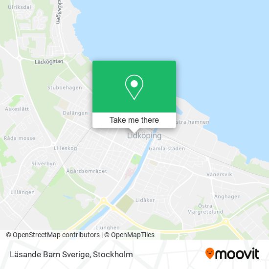 Läsande Barn Sverige map