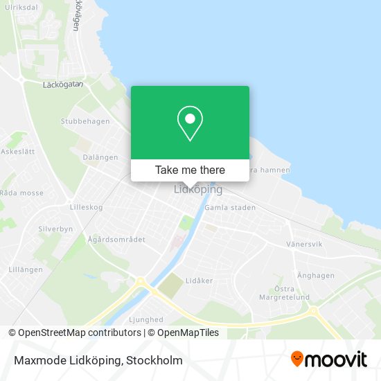 Maxmode Lidköping map