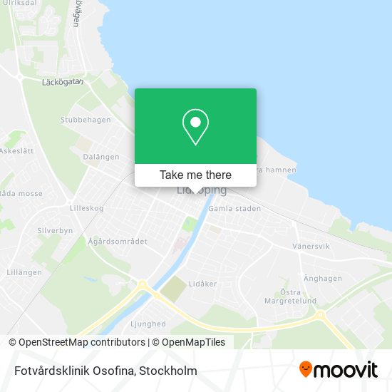 Fotvårdsklinik Osofina map