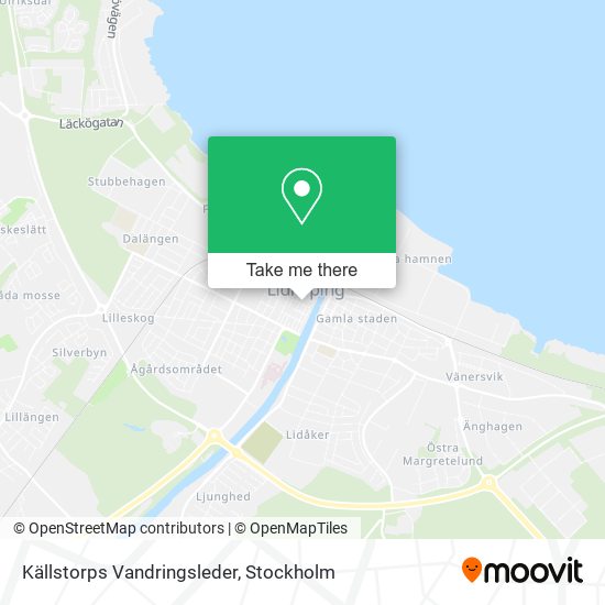 Källstorps Vandringsleder map
