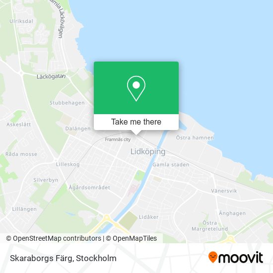 Skaraborgs Färg map