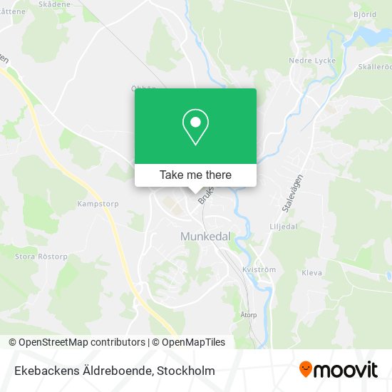 Ekebackens Äldreboende map