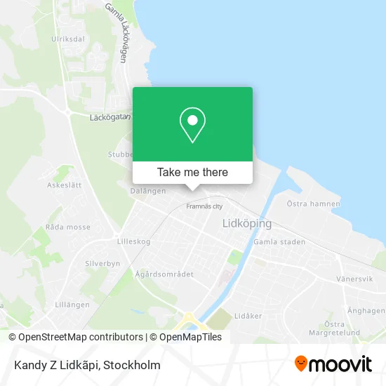 Kandy Z Lidkãpi map