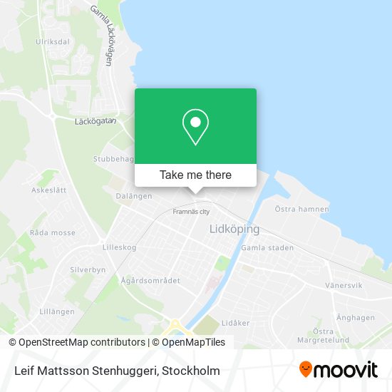 Leif Mattsson Stenhuggeri map