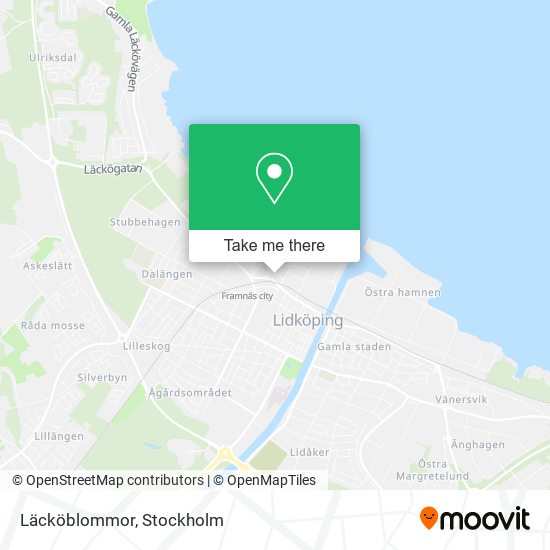Läcköblommor map