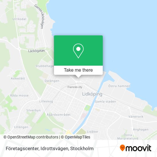 Företagscenter, Idrottsvägen map