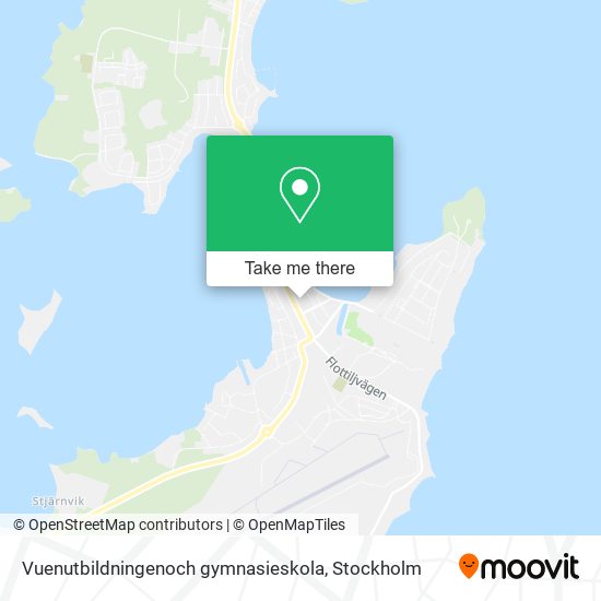 Vuenutbildningenoch gymnasieskola map