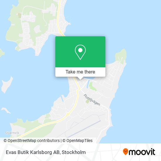 Evas Butik Karlsborg AB map