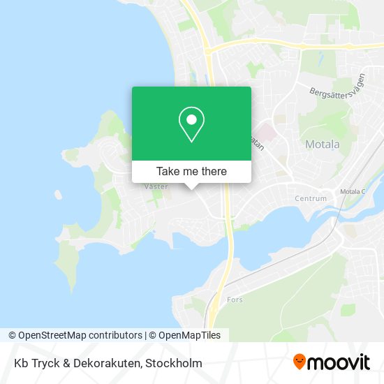 Kb Tryck & Dekorakuten map