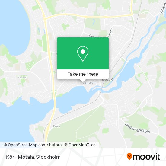 Kör i Motala map