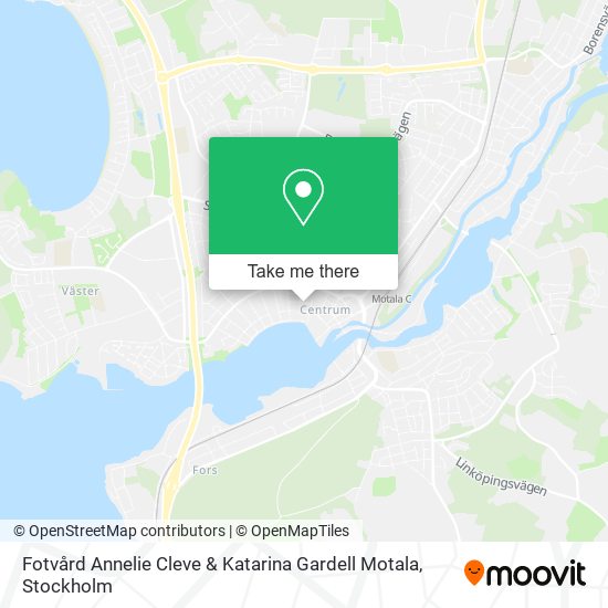 Fotvård Annelie Cleve & Katarina Gardell Motala map