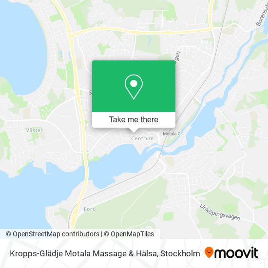 Kropps-Glädje Motala Massage & Hälsa map