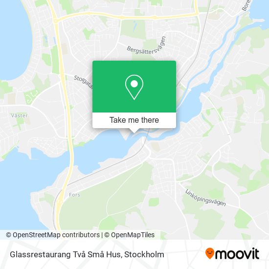 Glassrestaurang Två Små Hus map