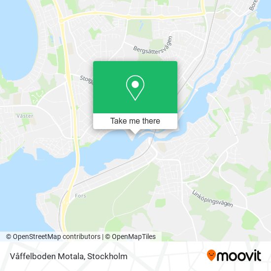 Våffelboden Motala map