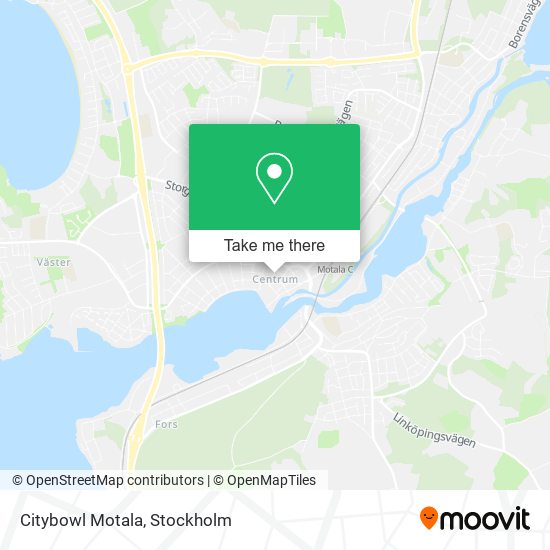 Citybowl Motala map