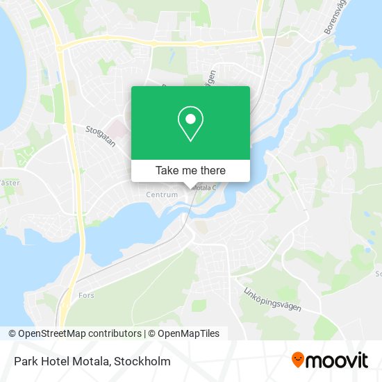 Park Hotel Motala map