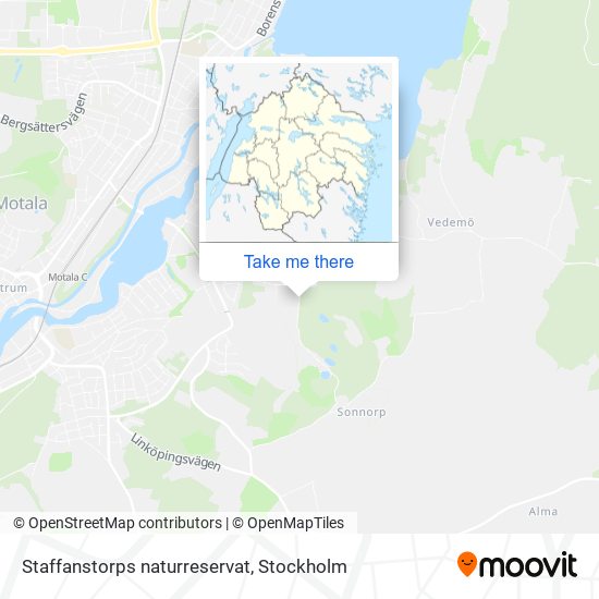 Staffanstorps naturreservat map