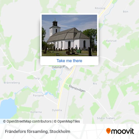 Frändefors församling map