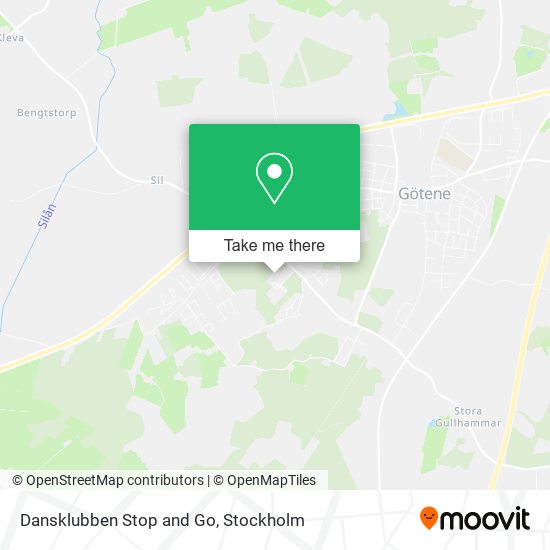 Dansklubben Stop and Go map