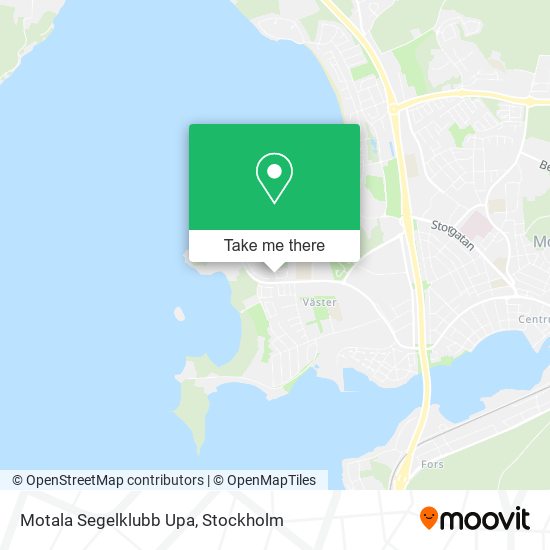 Motala Segelklubb Upa map