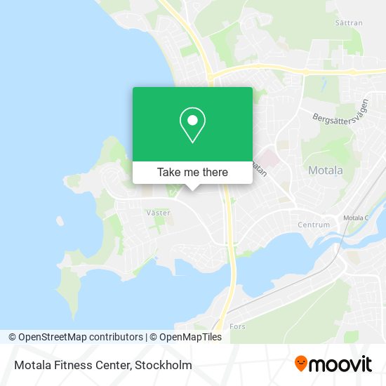 Motala Fitness Center map