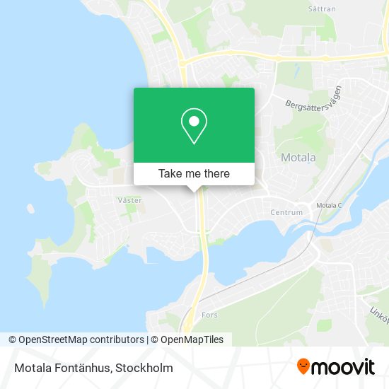 Motala Fontänhus map