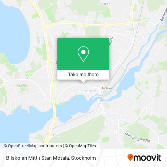 Bilskolan Mitt i Stan Motala map